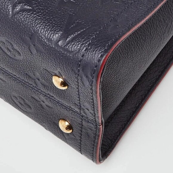 Louis Vuitton Marine Rouge Monogram Empreinte Leather Sully PM Bag - Picture 4 of 12